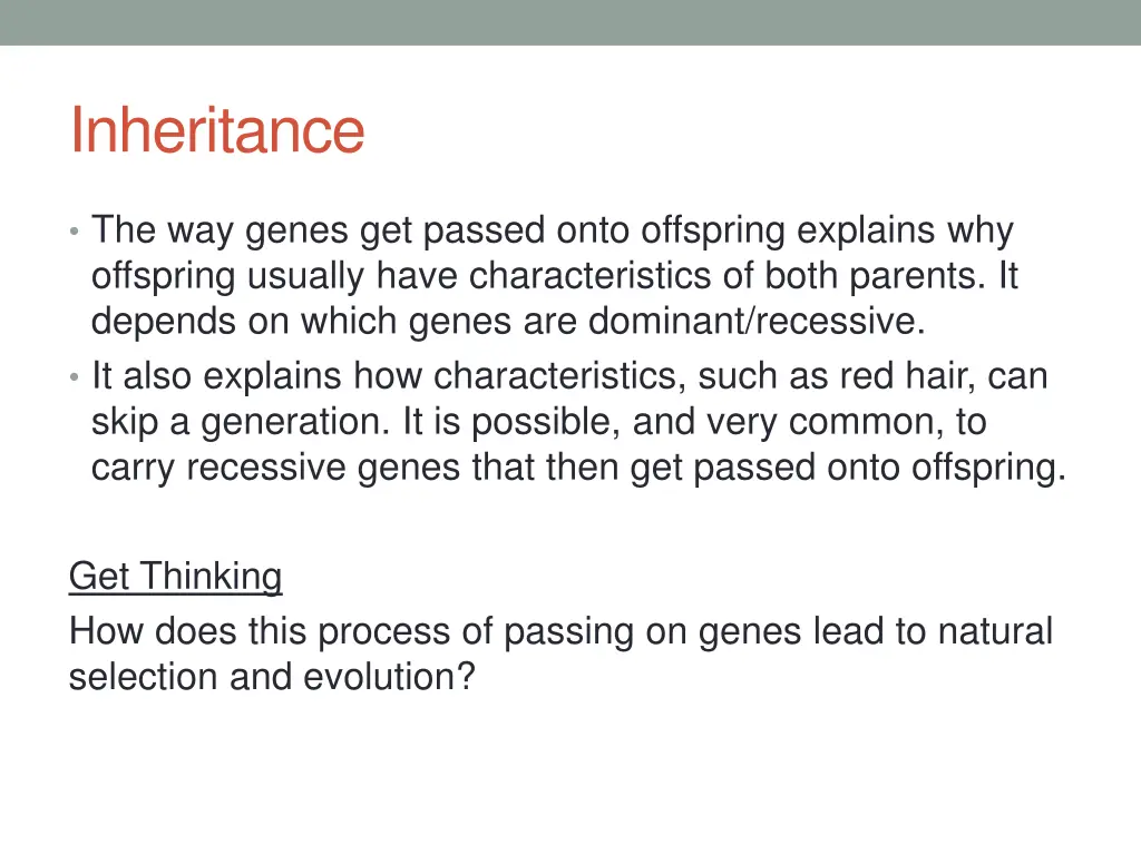 inheritance