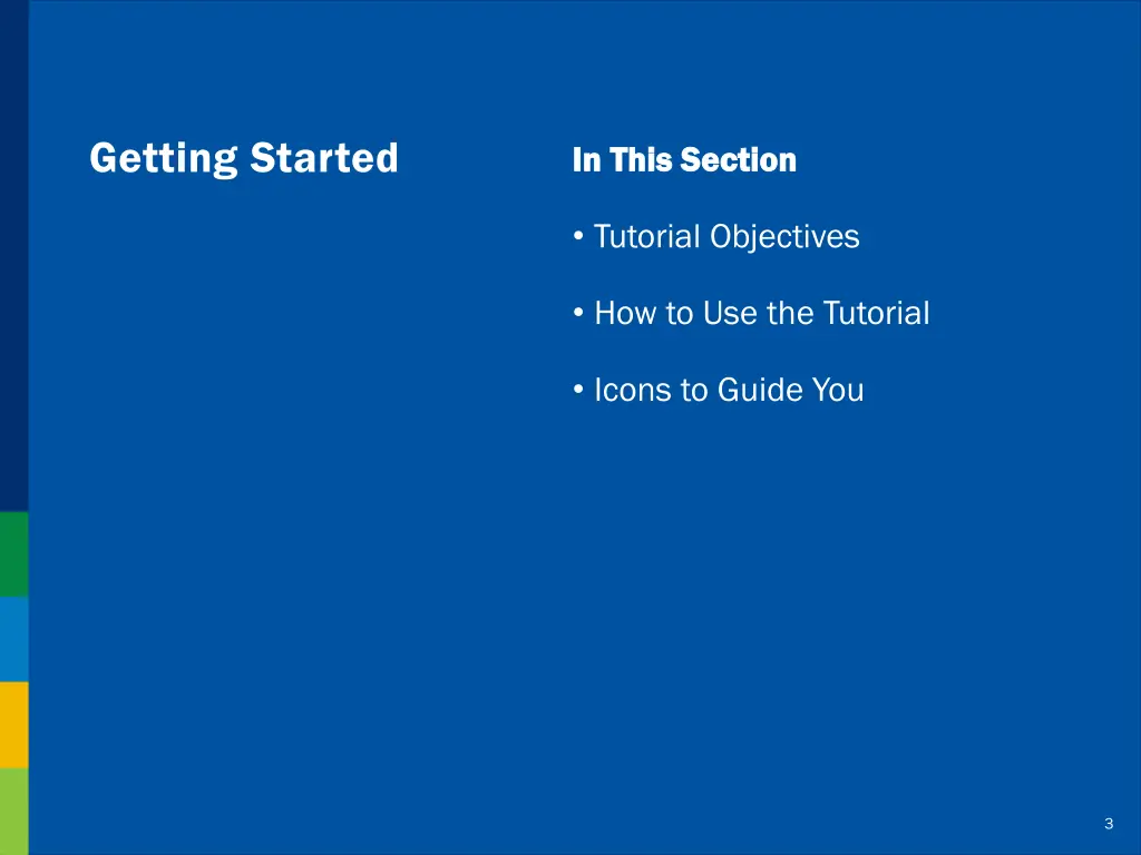getting started
