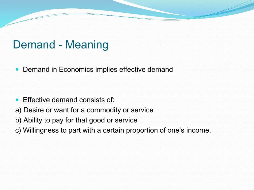 demand meaning