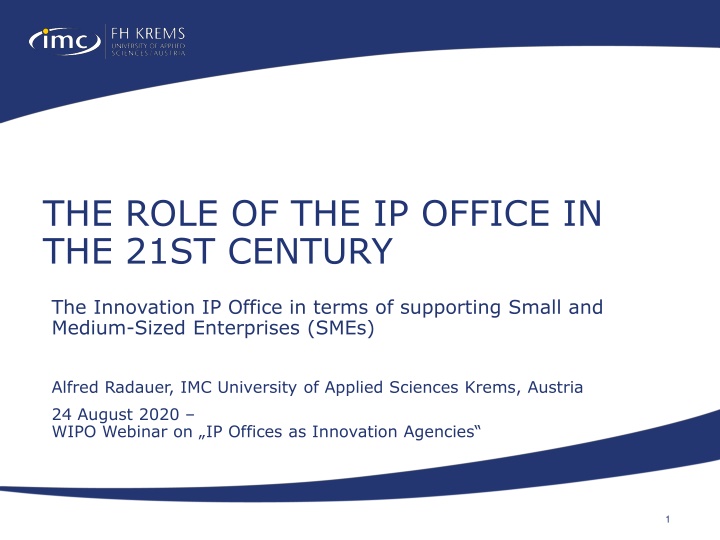 the role of the ip office in the 21st century