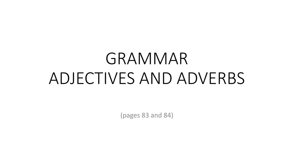 grammar