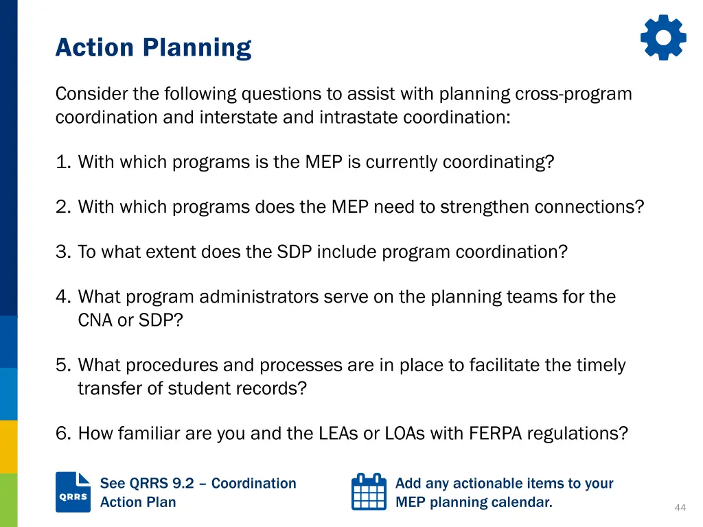 action planning