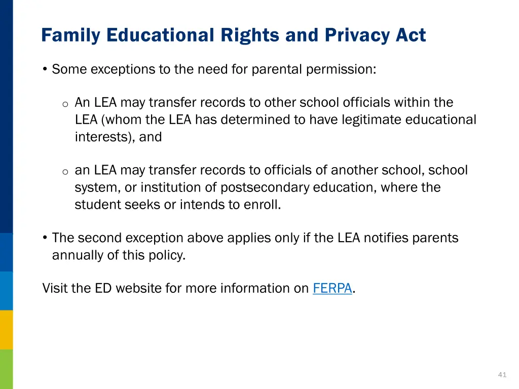family educational rights and privacy act 1