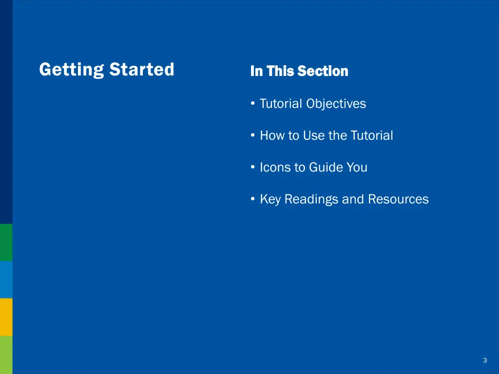getting started