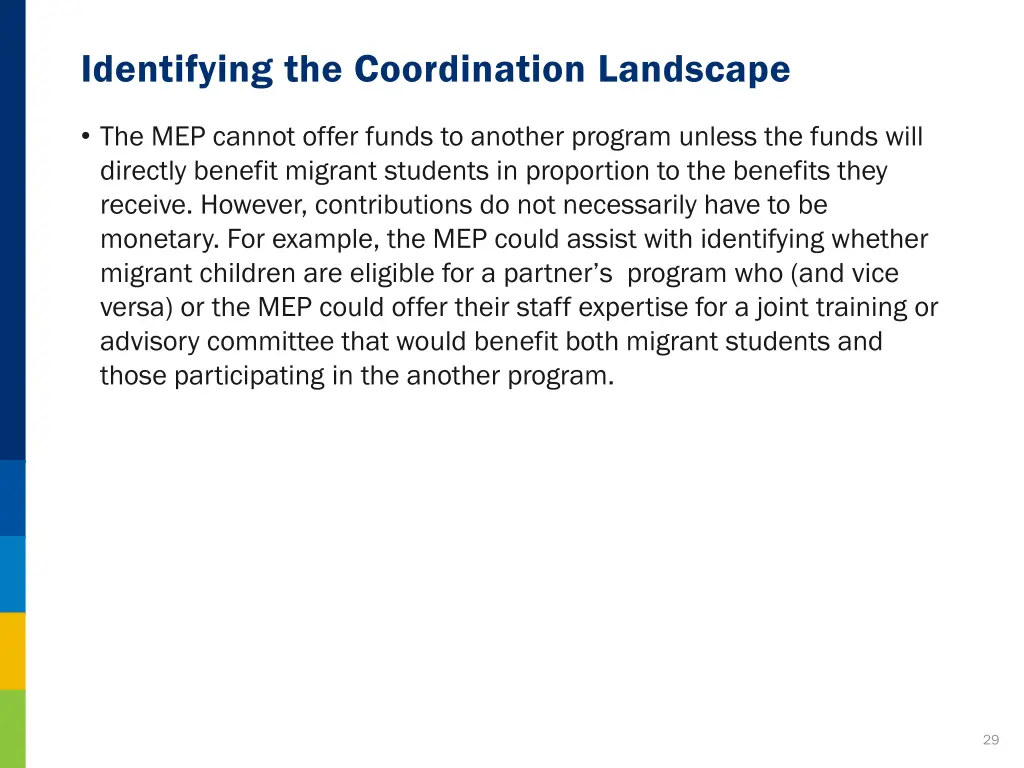 identifying the coordination landscape 1