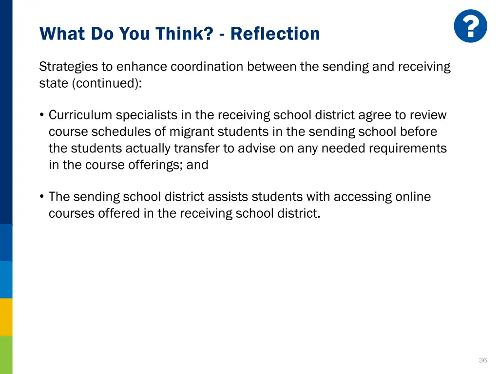 what do you think reflection 3