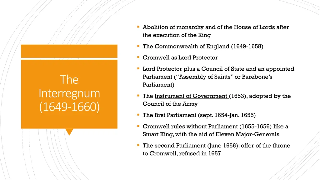 abolition of monarchy and of the house of lords
