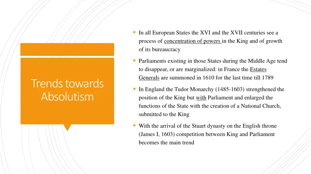 in all european states the xvi and the xvii