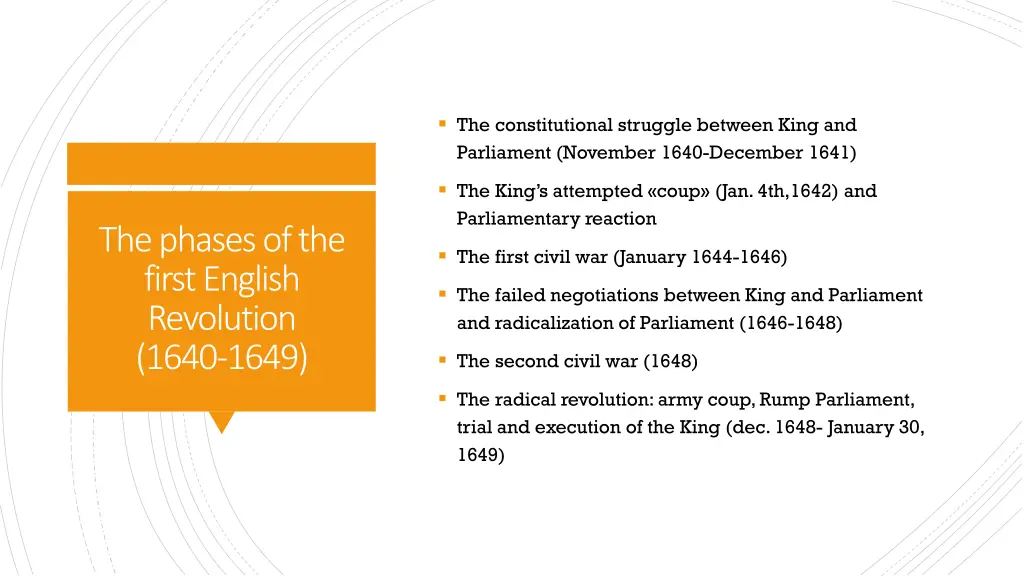 the constitutional struggle between king