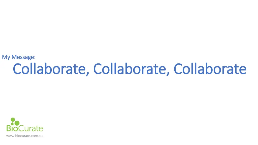 my message my message collaborate collaborate