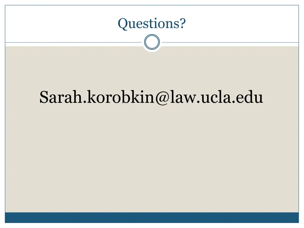 questions
