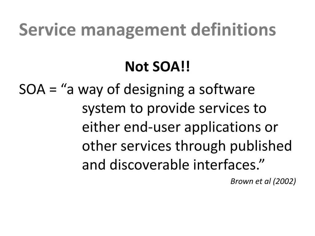 service management definitions 1