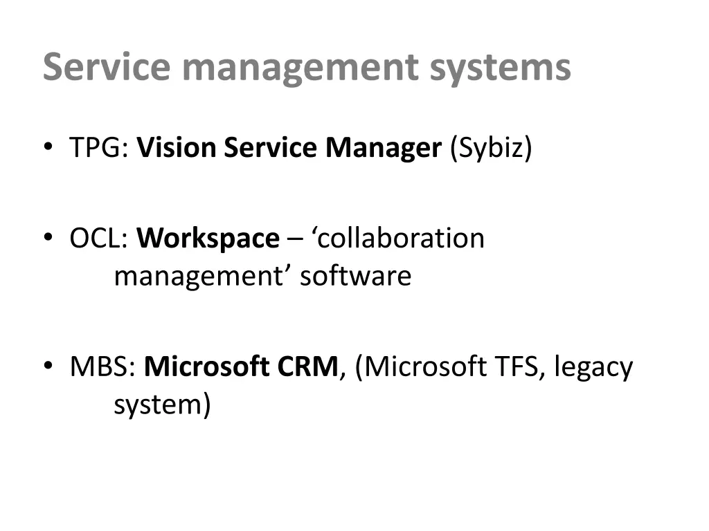 service management systems 1