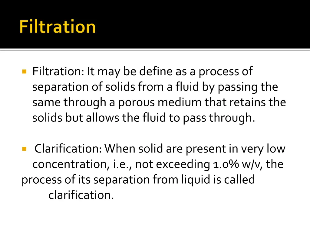 filtration it may be define as a process