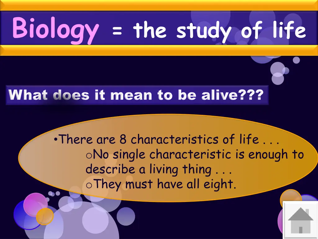 biology the study of life