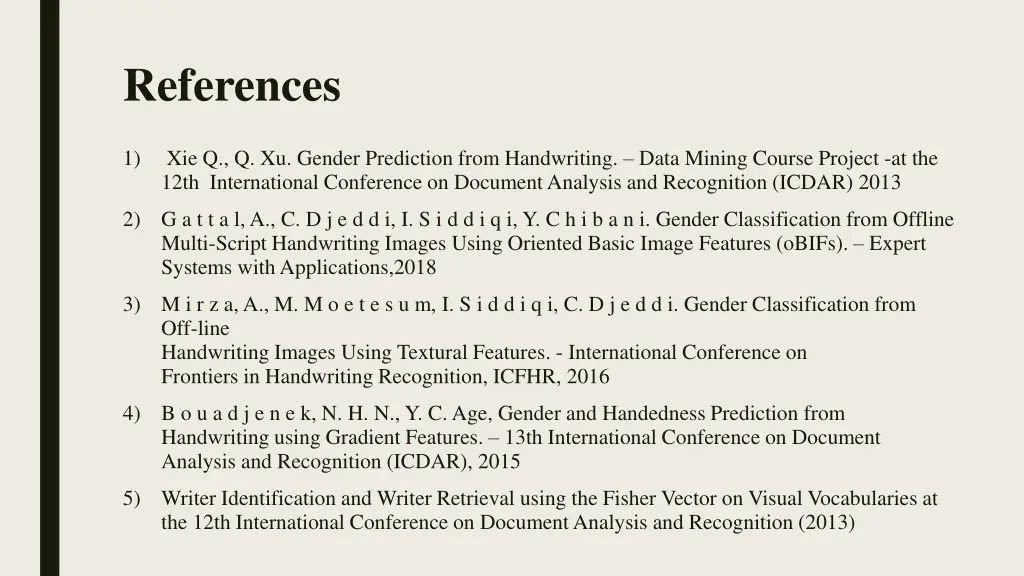 references