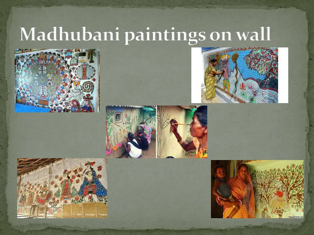 madhubanipaintings on wall