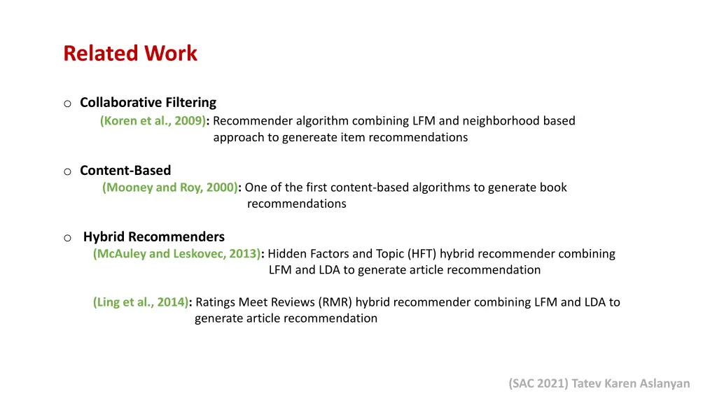 related work