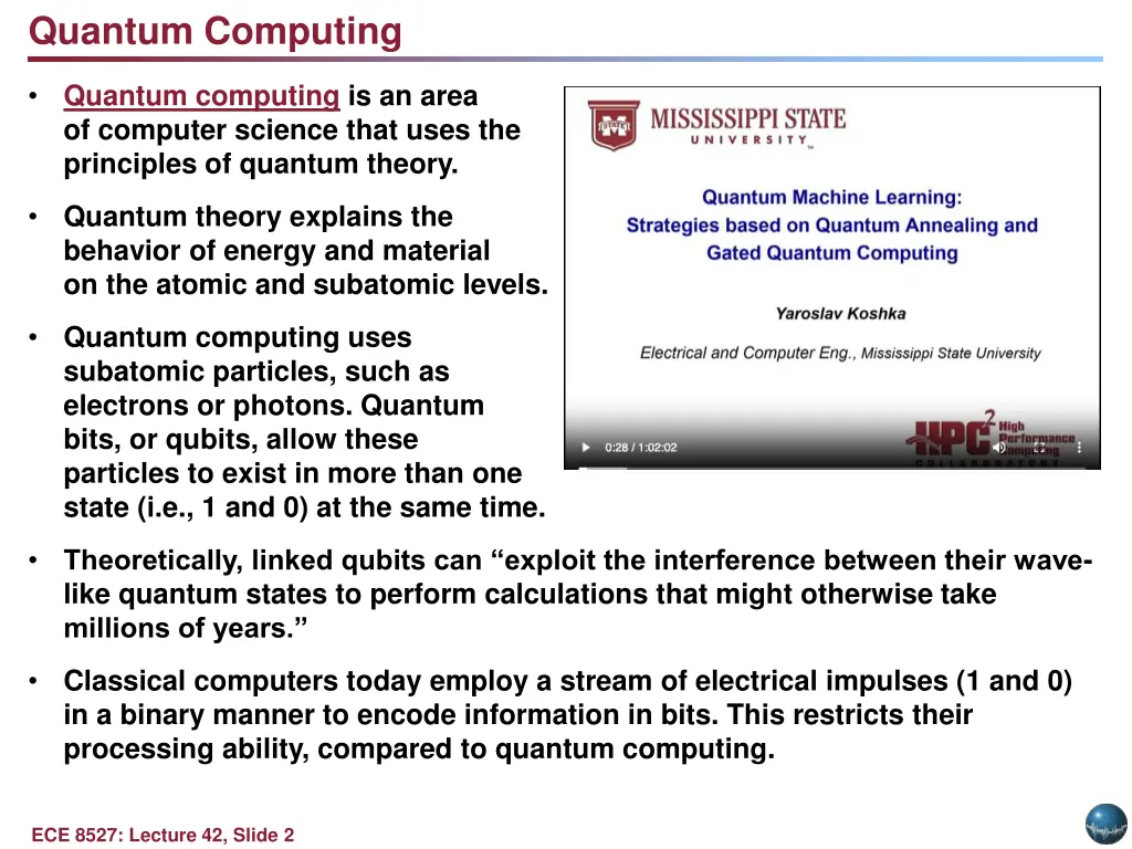 quantum computing