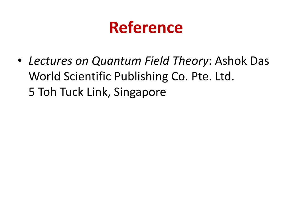 reference