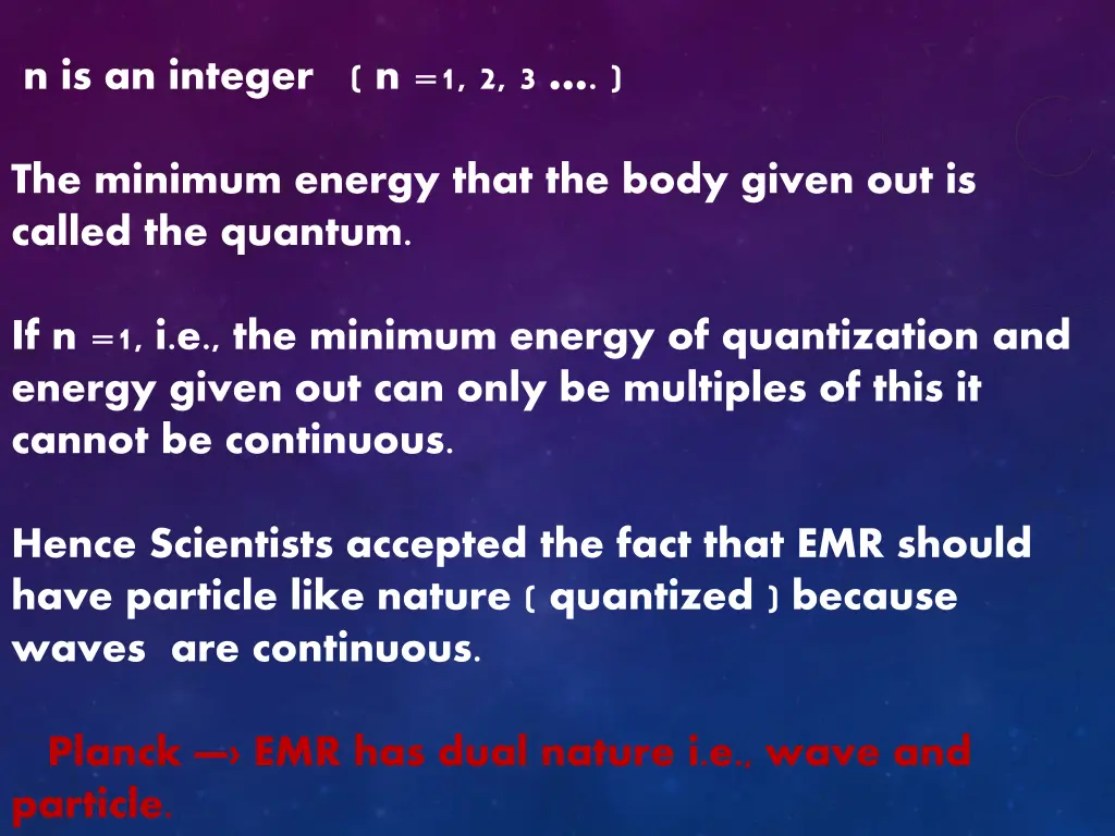 n is an integer n 1 2 3