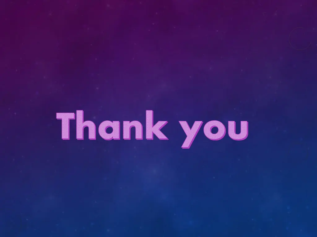 thank you