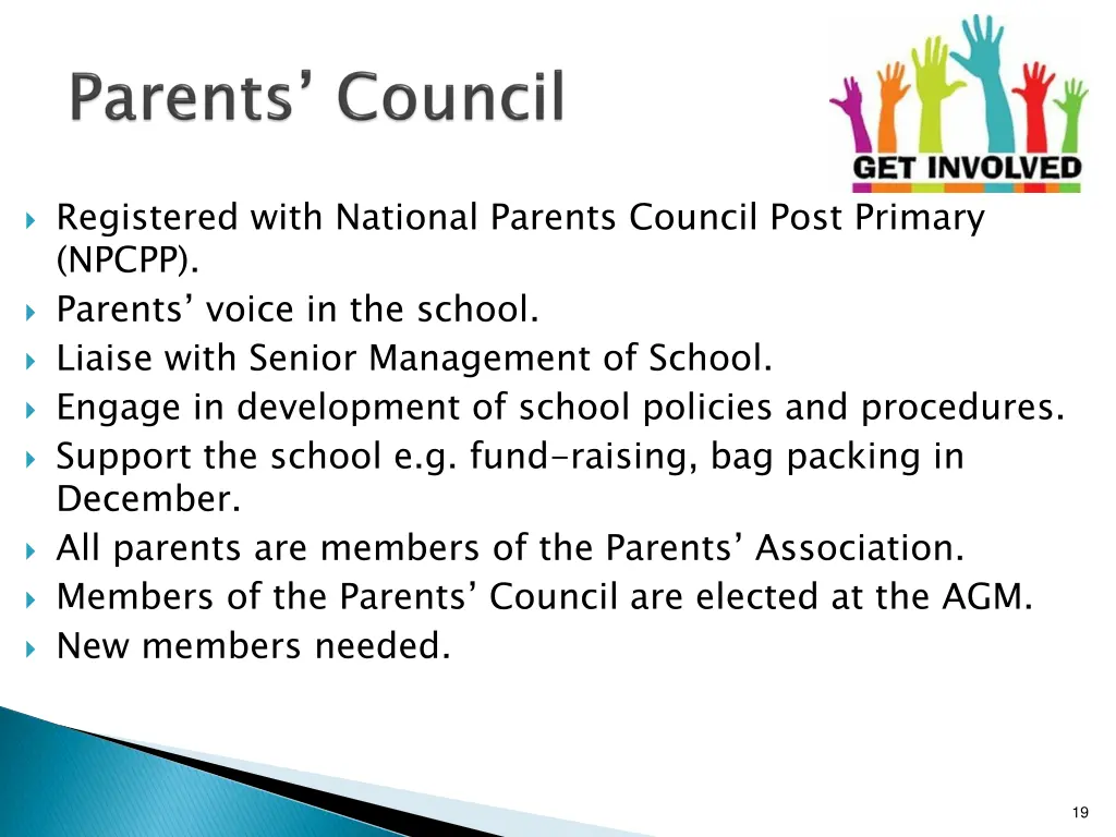 registered with national parents council post
