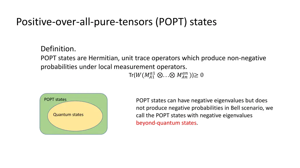 positive over all pure tensors popt states