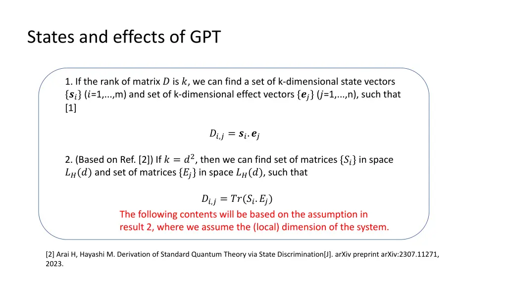 states and effects of gpt