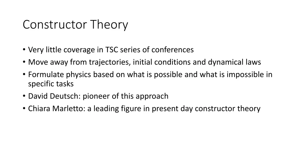 constructor theory