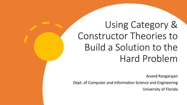 using category constructor theories to build