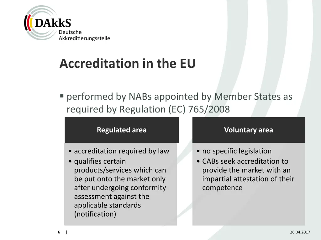 accreditation in the eu