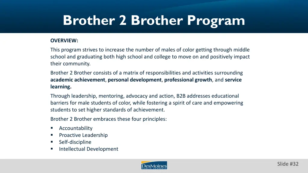 brother 2 brother program