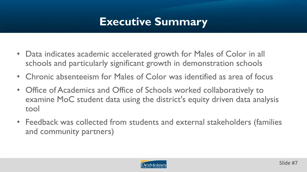 executive summary 1
