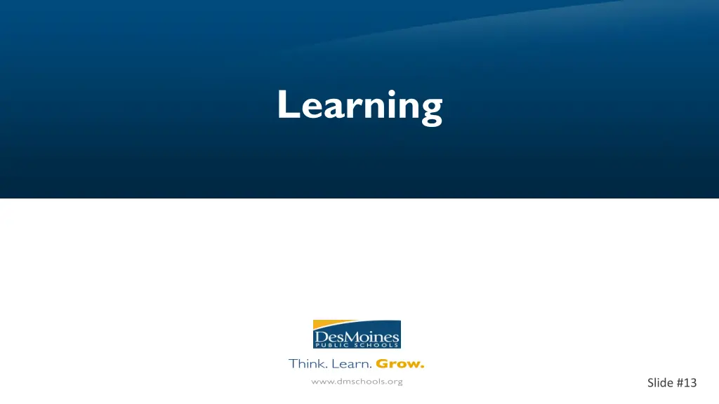 learning