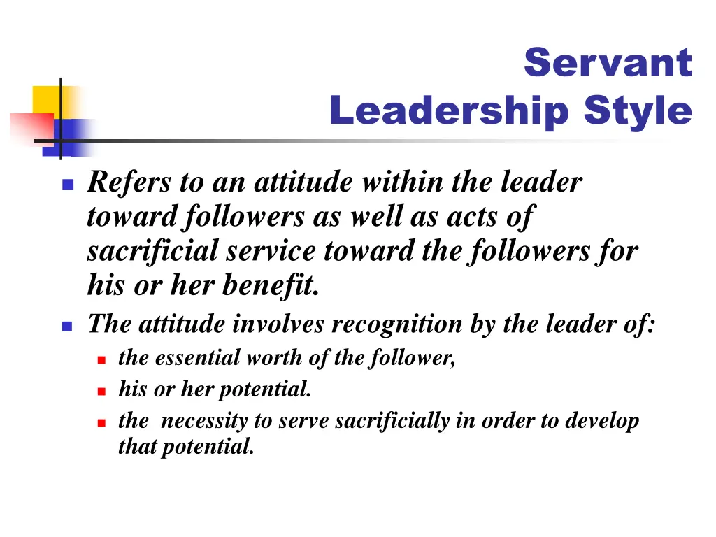 servant