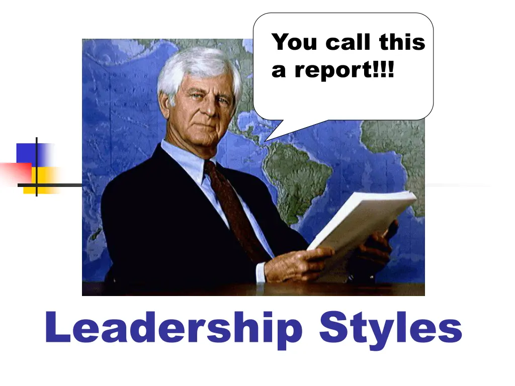 you call this a report