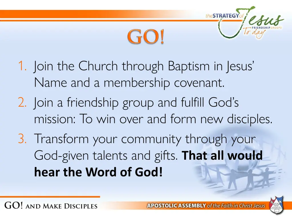 1 join the church through baptism in jesus name