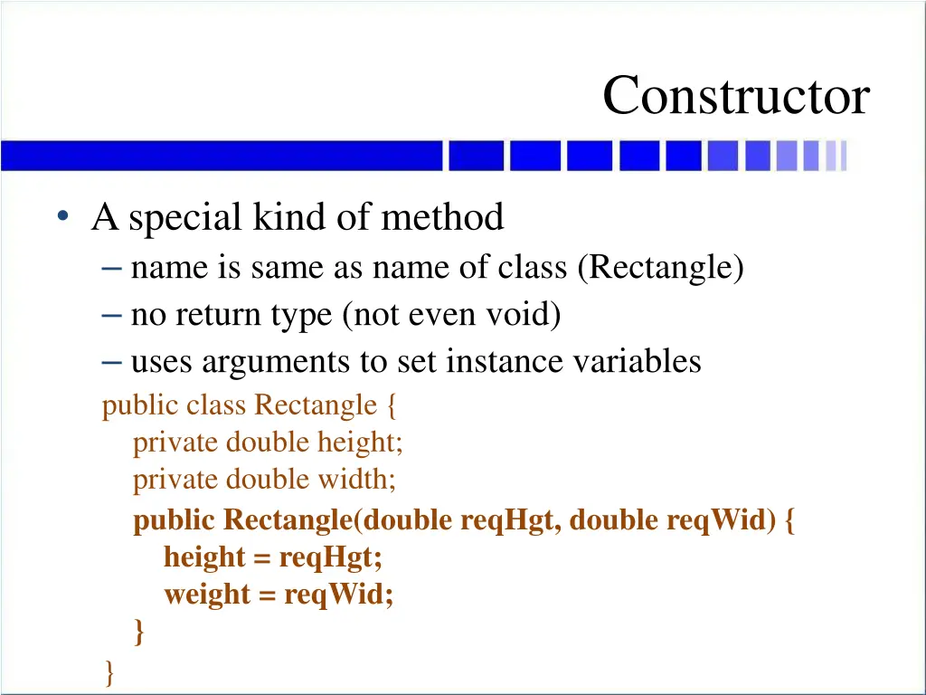 constructor