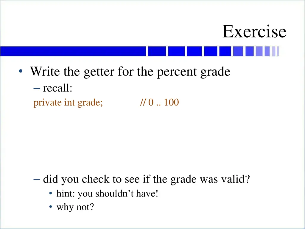exercise 2