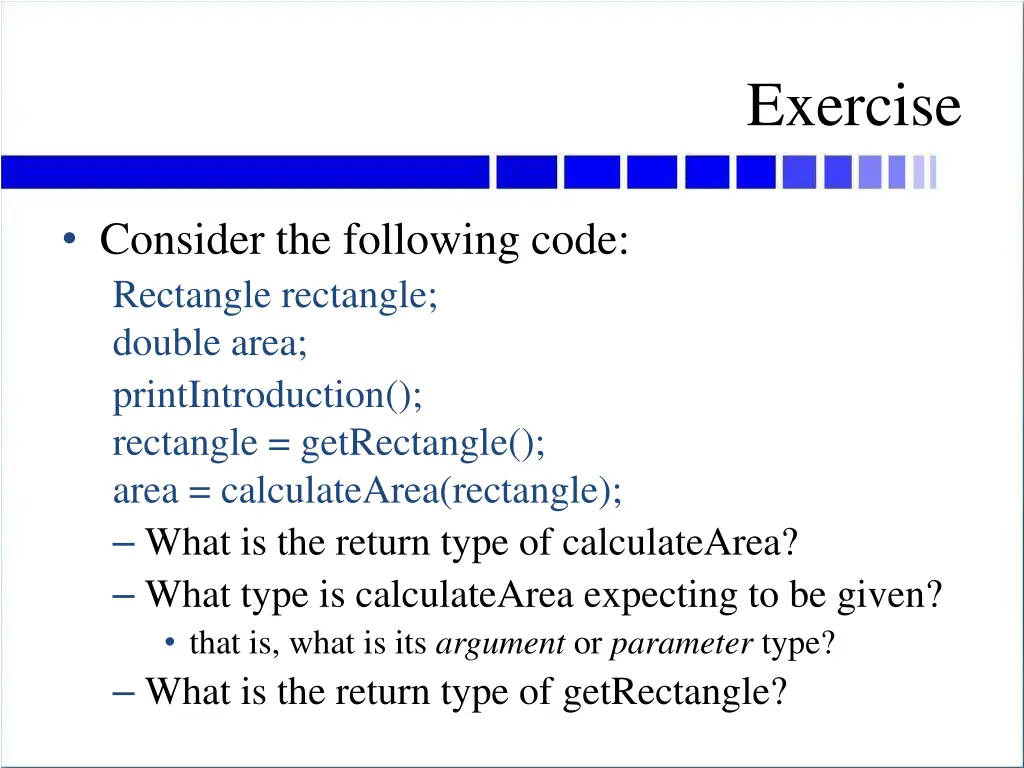 exercise
