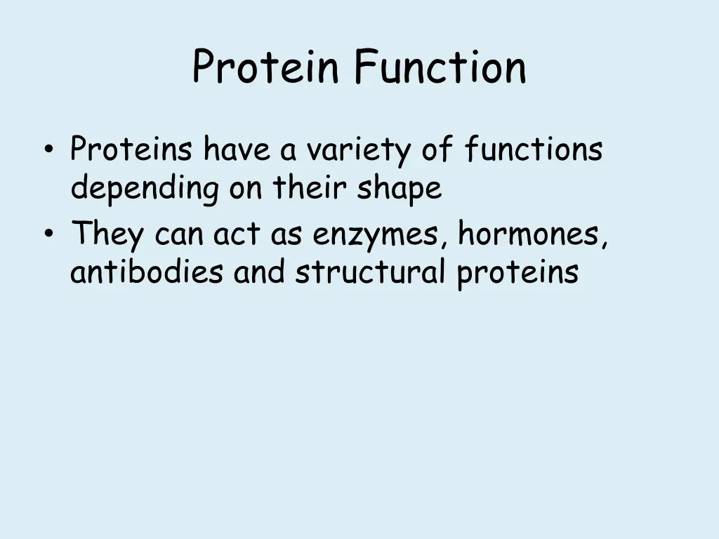 protein function