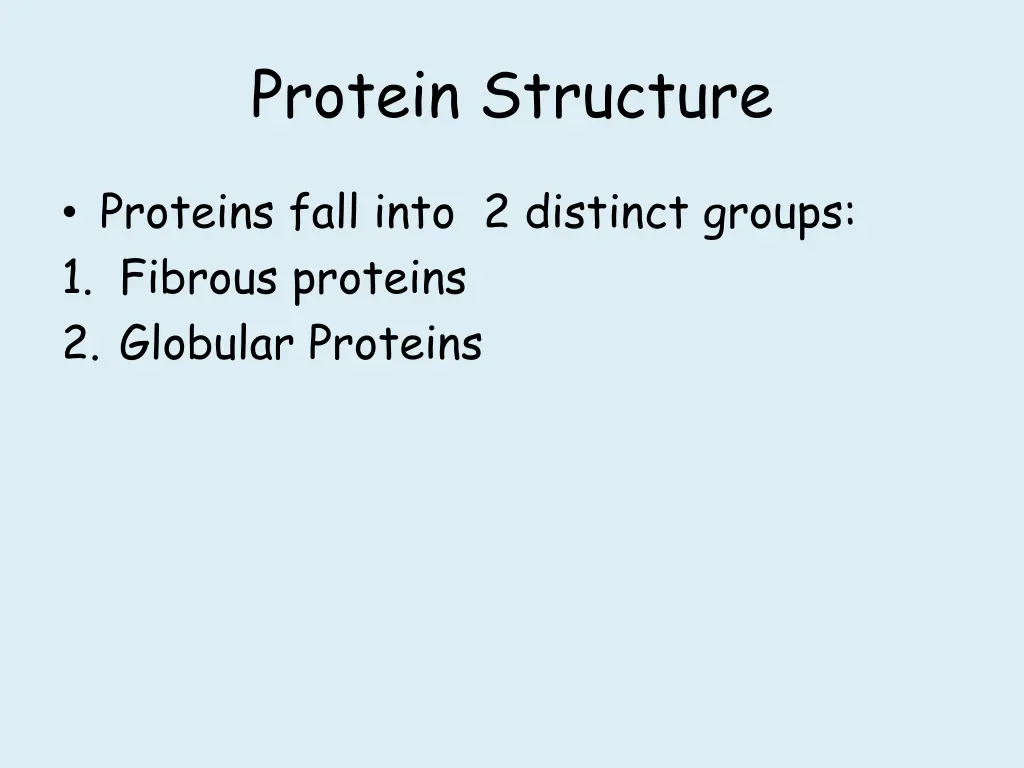 protein structure