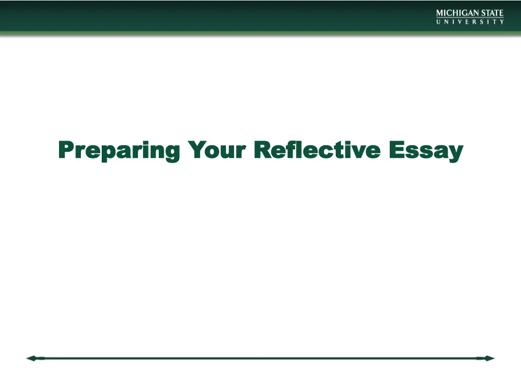 preparing your reflective essay preparing your