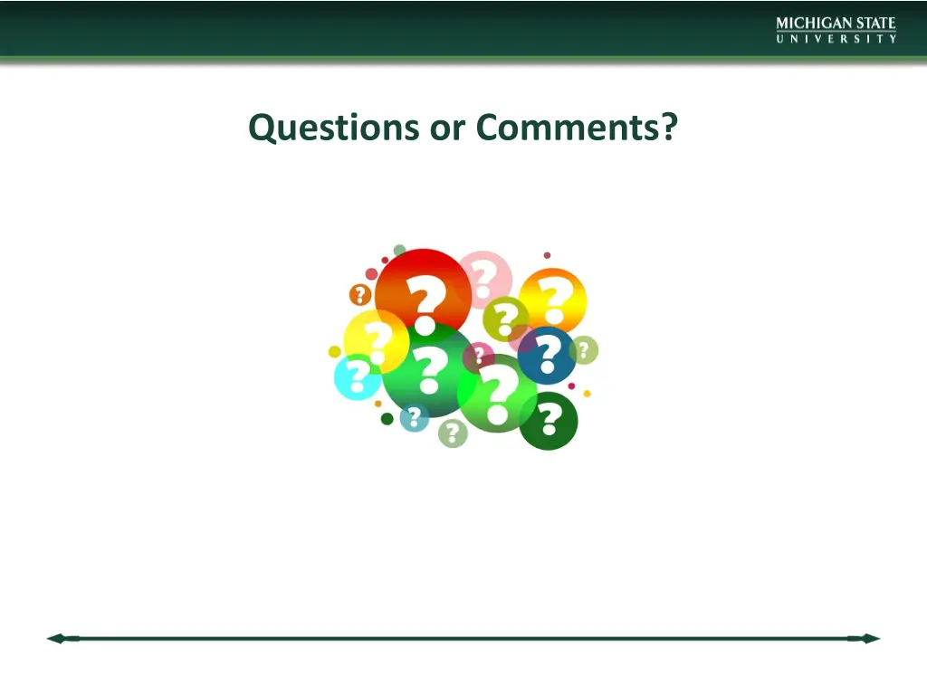 questions or comments