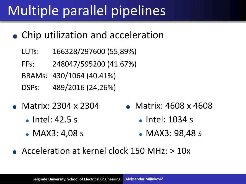 multiple parallel pipelines 2