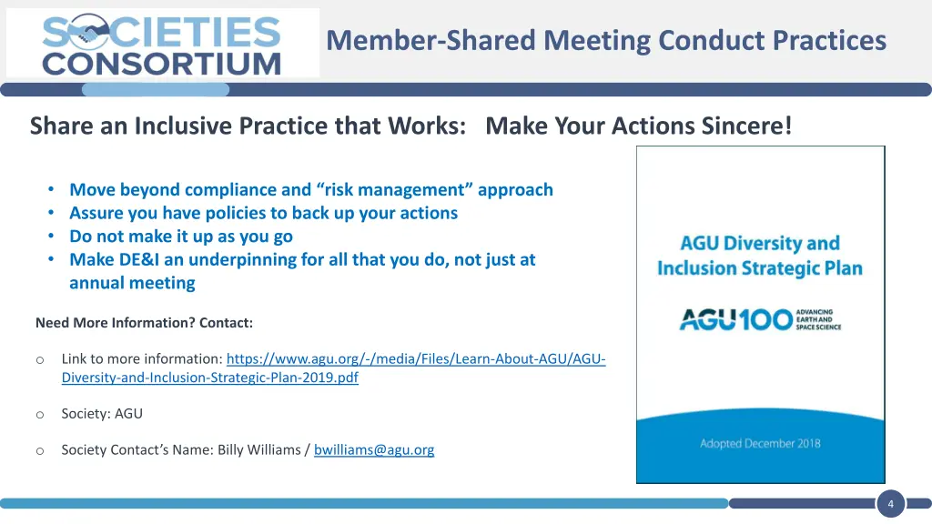 member shared meeting conduct practices 3