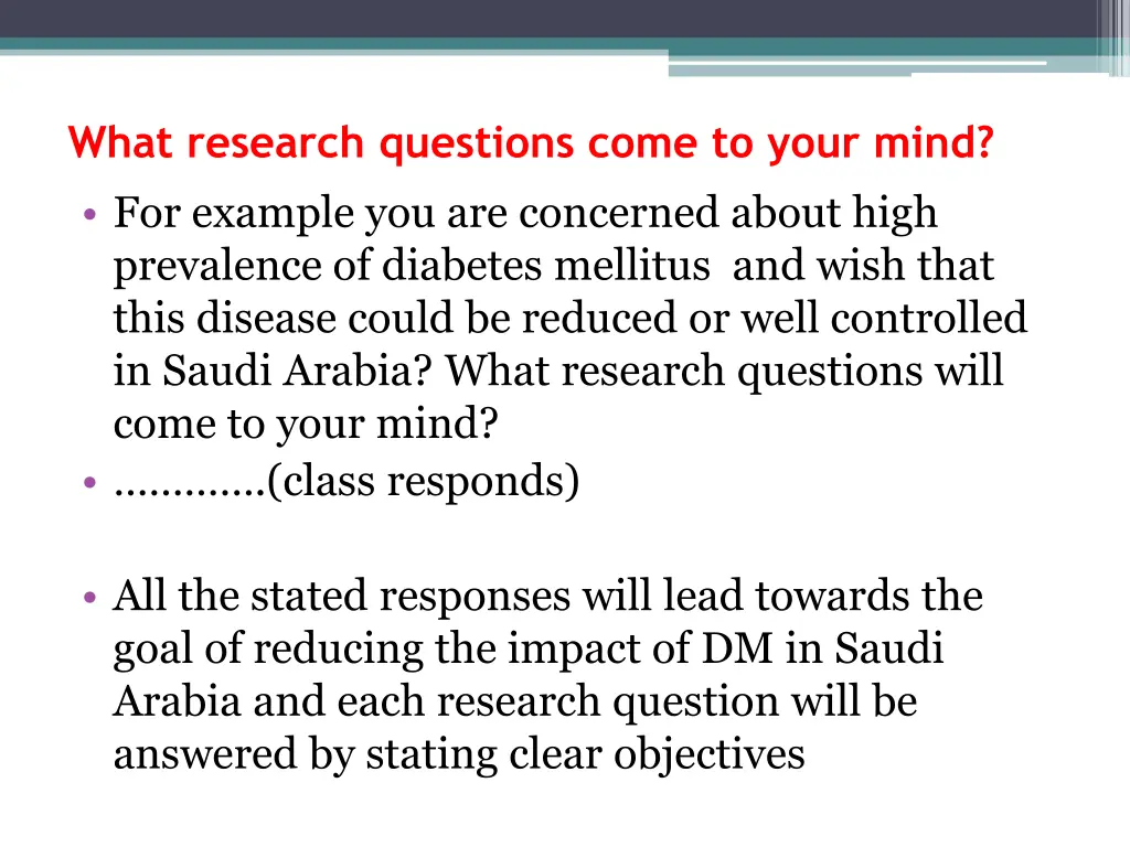 what research questions come to your mind