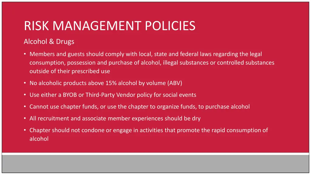 risk management policies 2