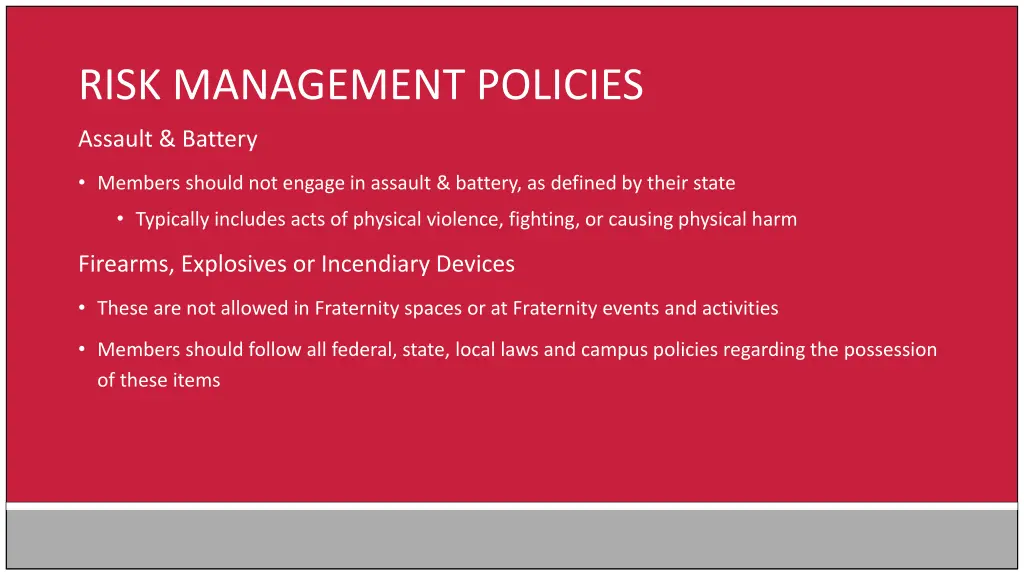 risk management policies 5